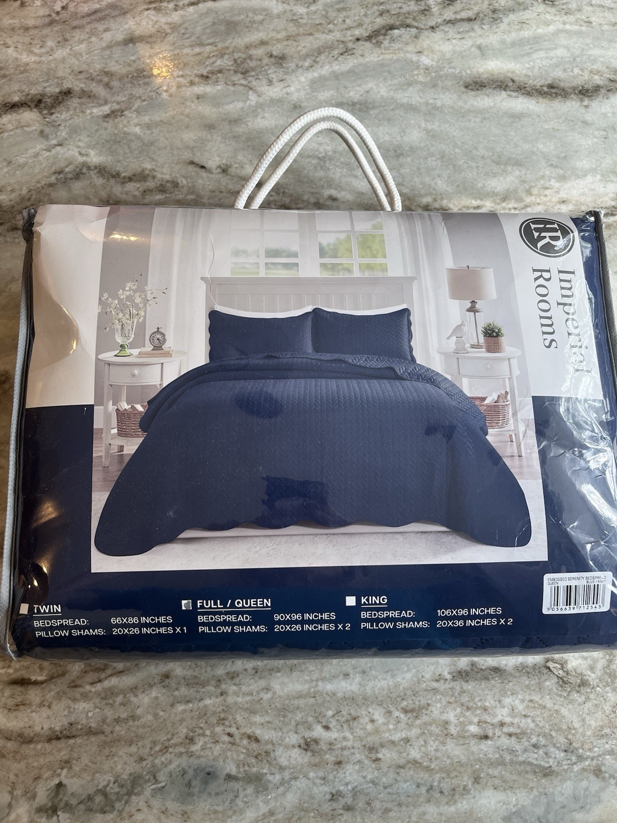 Imperial Rooms Comforter Set Full/queen Navy Blue (New) gallery