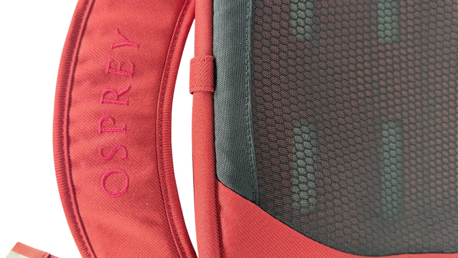 Osprey Nano Daypack Port Tech Small Red Lightweight Backpack 3
