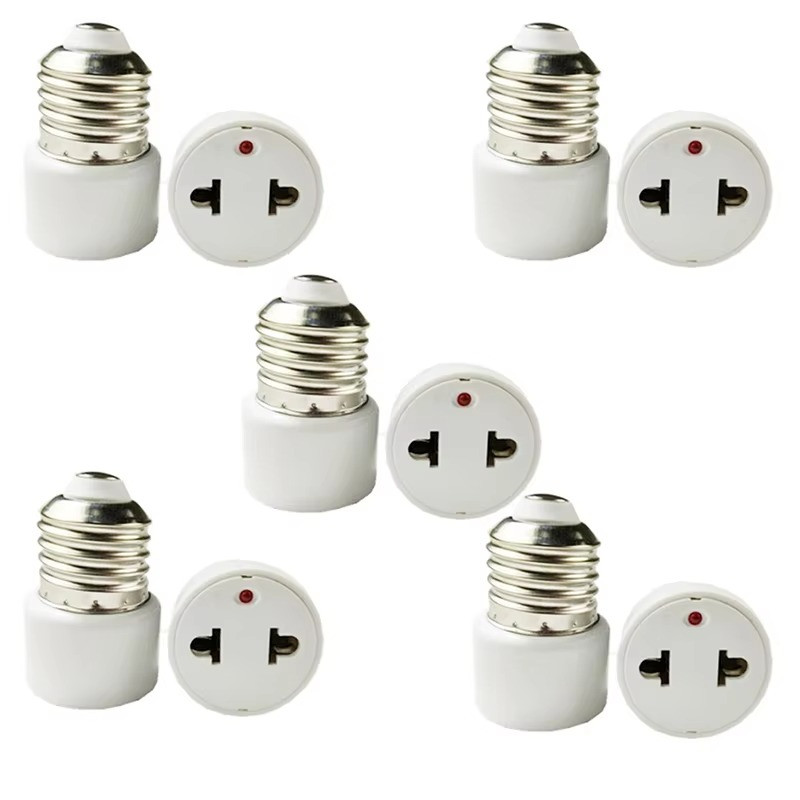 Outlet Light Socket Adapter, E26 Light Bulb to Plug Converter 1pcs gallery
