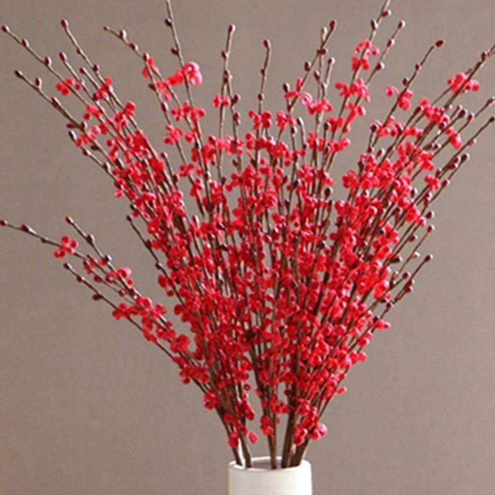 10 Pcs 29.5'' Long Stem Artificial Jasmine Flowers Tall Fake Flower Bouquet Faux