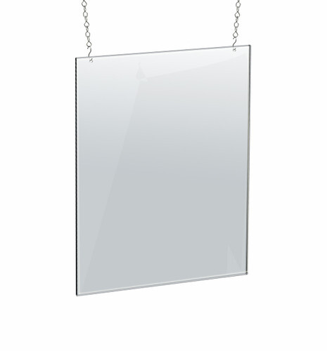 Azar Displays Clear Acrylic Hanging Ceiling Poster Frame 18" Wide X 24" High... gallery