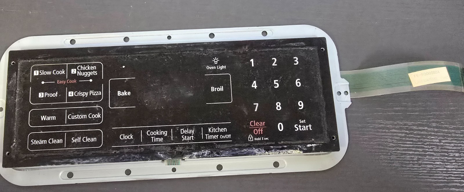 Samsung Range Control Panel, Black DG97-00114V-R300SBSX ASMN FREE SHIPPING A10 gallery