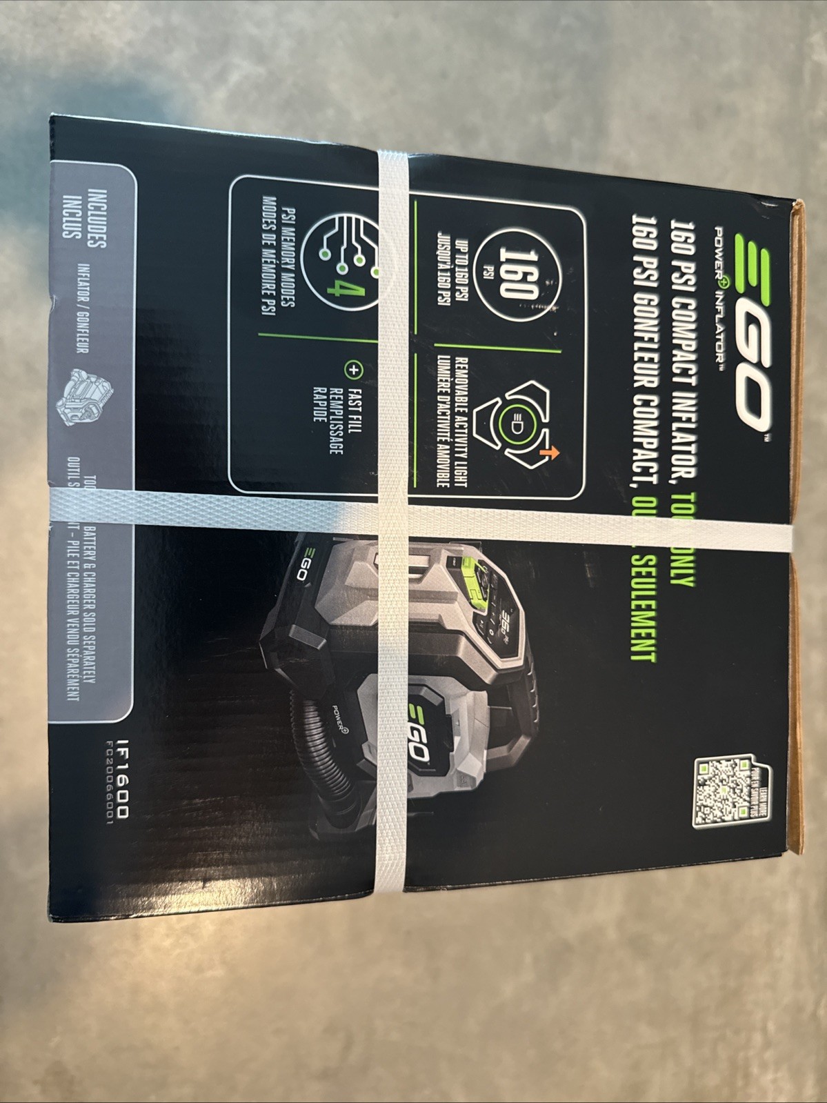 EGO Power+ IF1600 160 PSI Compact Inflator (Battery and Charger Not Included) gallery