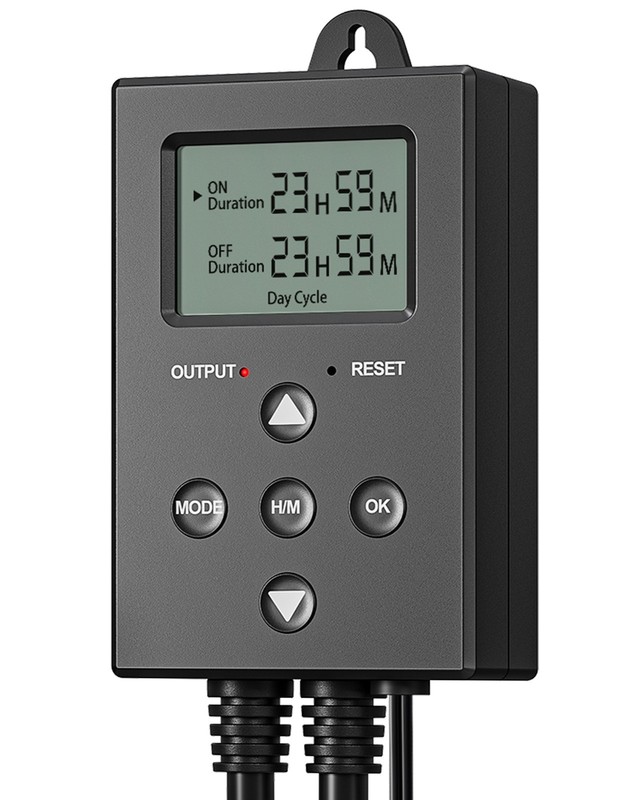 DEWENWILS Digital Repeat Cycle Timer Outlet Infinite Day Night Cycles 1625W gallery