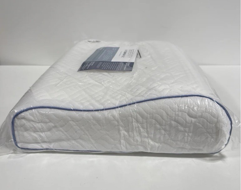 Tempur-Pedic Serenity Memory Foam Pillow White 16 x 24 in Hypoallergenic Quilted gallery