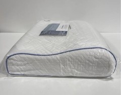Tempur-Pedic Serenity Memory Foam Pillow White 16 x 24 in Hypoallergenic Quilted