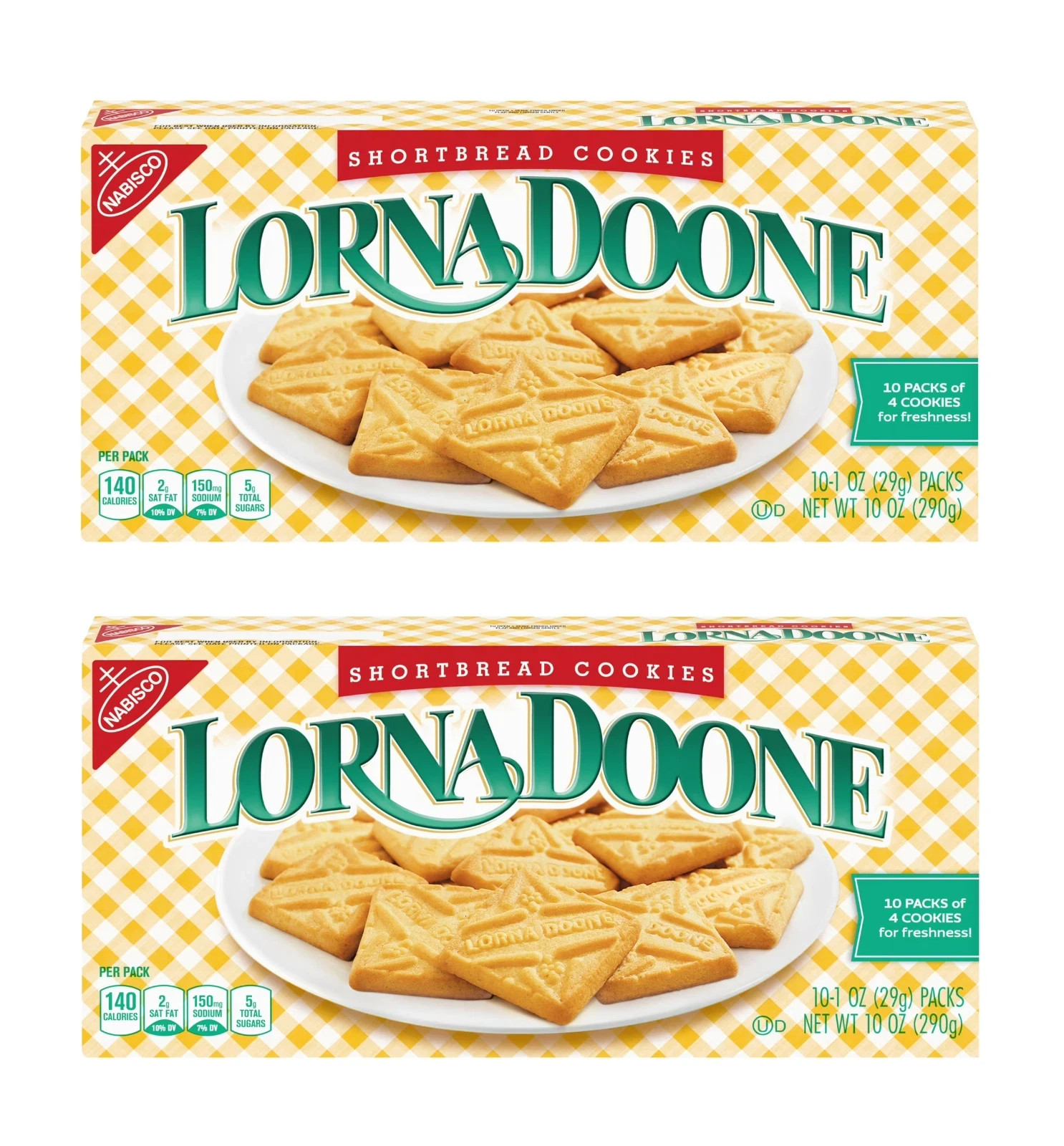 (2 pack) Lorna Doone Shortbread Cookies, 10 Snack Packs (4 Cookies Per Pack) gallery