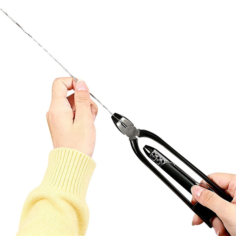 Lock Wire Twisting Tool, Black Winding Wire Plier for Aircraft & Auto Industry gallery