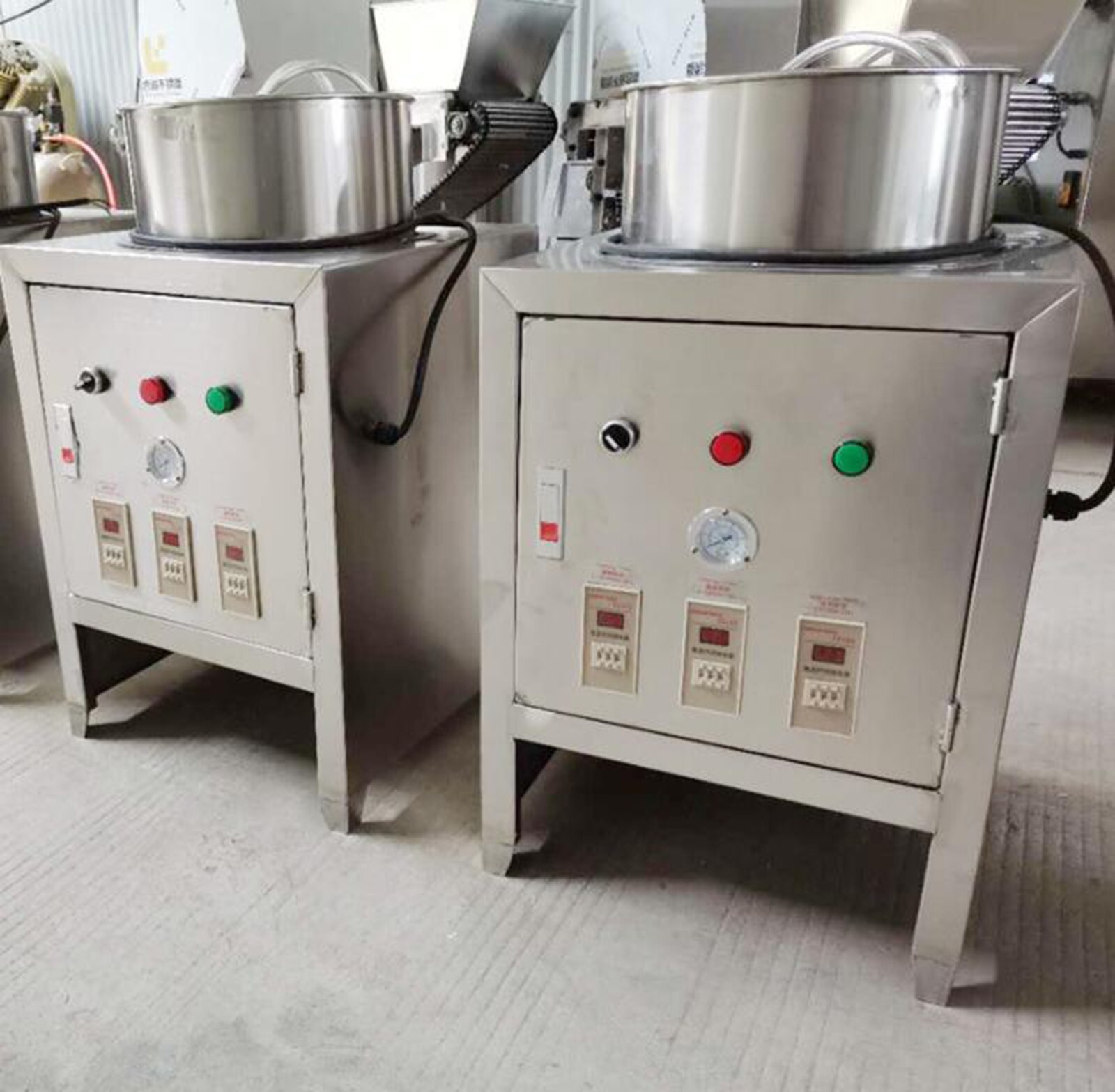 USED-Pneumatic Garlic Peeling Machine Commercial Garlic Peeler Machine 110V gallery