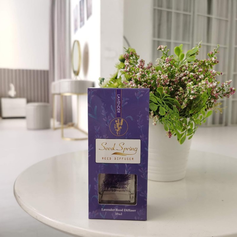 Reed Diffuser Set with Sticks Lavender Aromatherapy Oil Scent gallery
