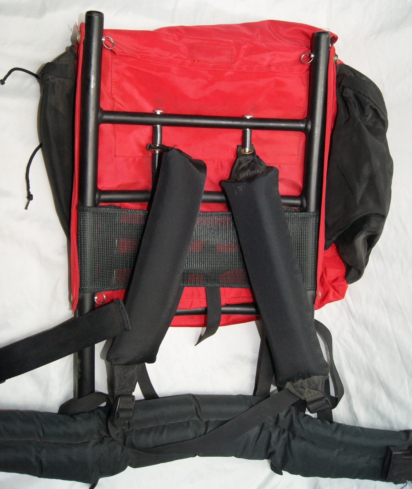 rei metal frame backpack red 2