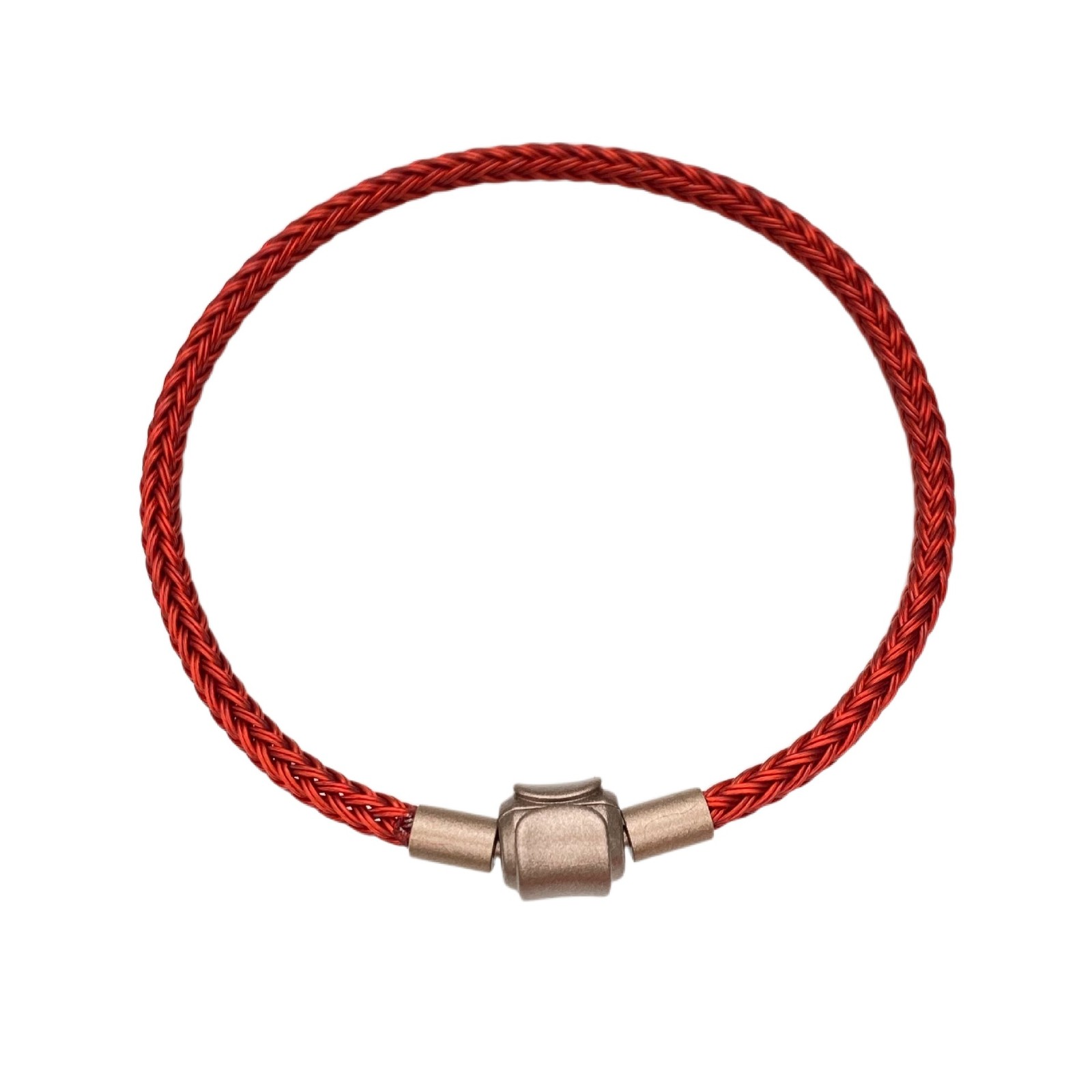 Steel Cable Bracelet-Stainless Steel Red Charm Bracelet for Women 17cm / 19cm gallery