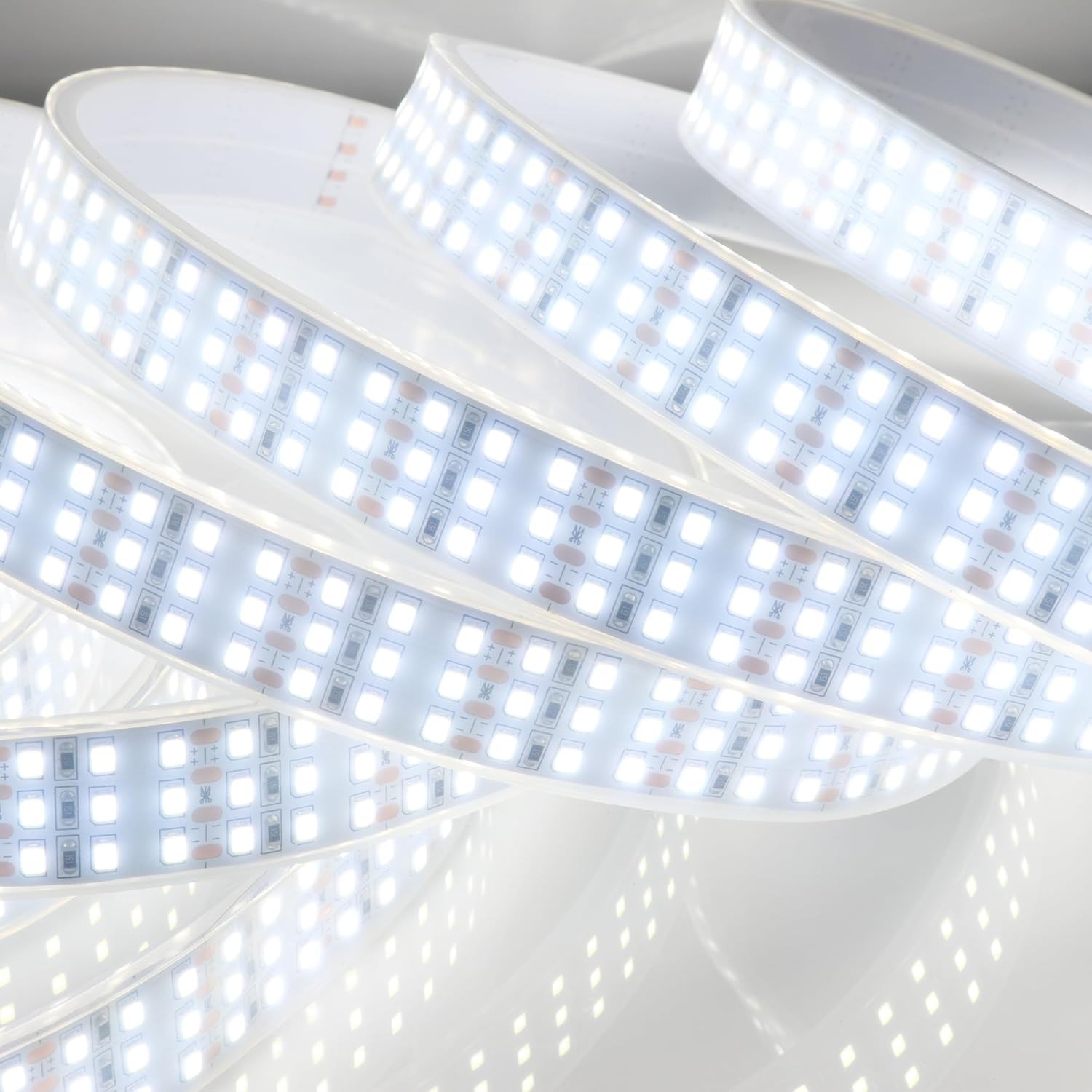 16 4Ft Super Bright Triple Row LED Strip Lights Daylight White gallery
