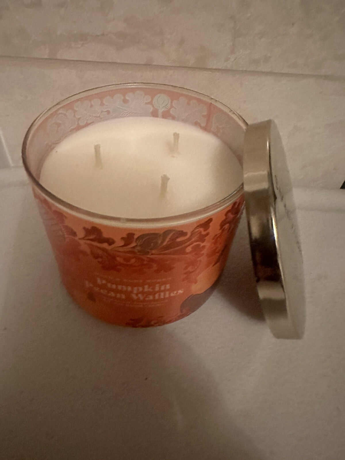 Bath Body Works PUMPKIN PECAN WAFFLES CANDLE SCENTED LARGE 14.5 OZ NEW 2024 gallery