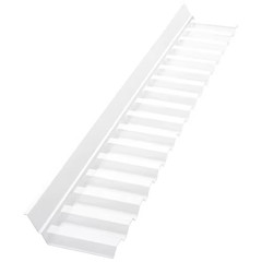 4 Ft. Polycarbonate Wall Connector Flashing in Clear
