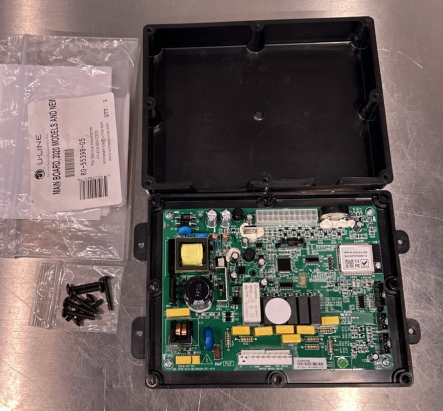 80-55398-05 Used U-Line OEM Main Control Board. PLEASE SEE DESCRIPTION & PICS. gallery