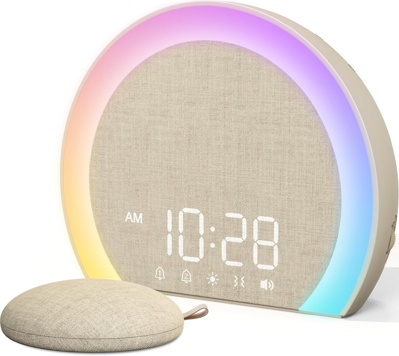 Extra Loud Alarm Clock with Wireless Bed Shaker, Vibrating Dual Alarm with Li... gallery