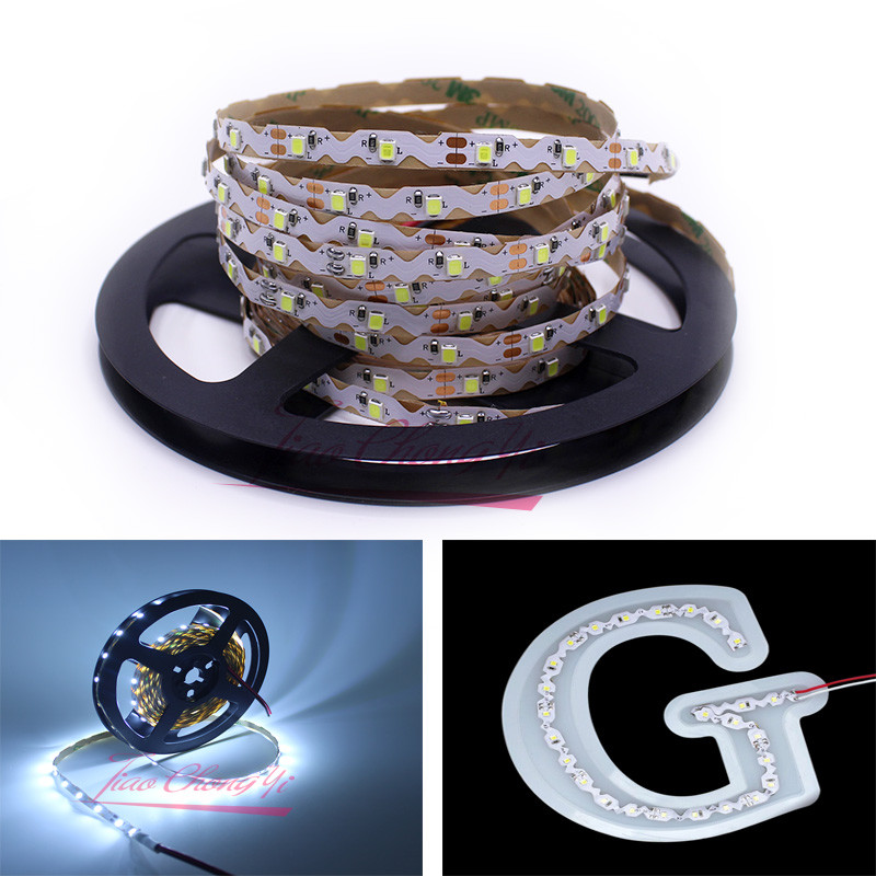 DC5V 16FT 5M 2835 Bendable S shape LED strip light 300led Cool white 6000-6500K gallery
