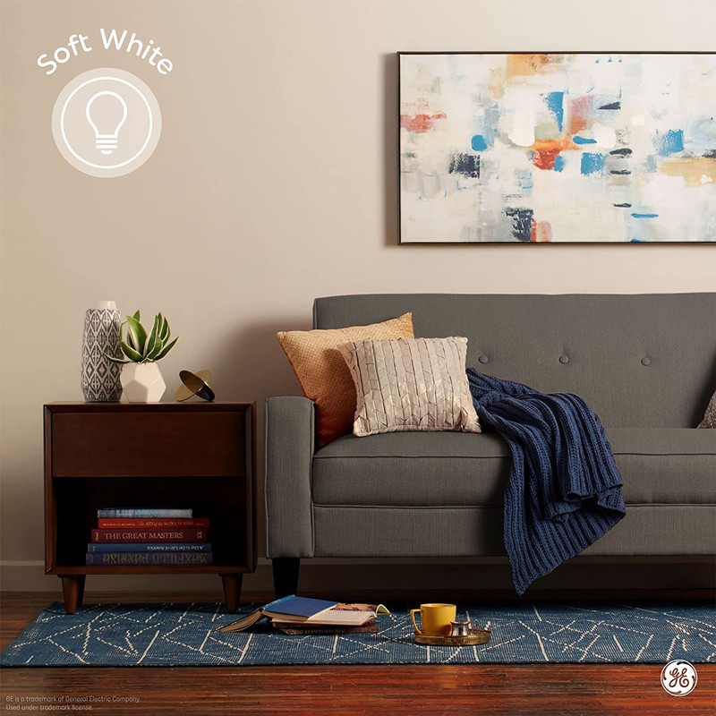 GE Basic Light Bulbs, 60 Watt, Soft White, A19 (4 Pack) gallery