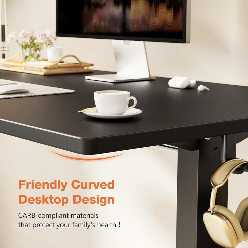 Electric Adjustable Height Standing Desk-40x24 inch Sit to Stand Up Desk wit.. gallery