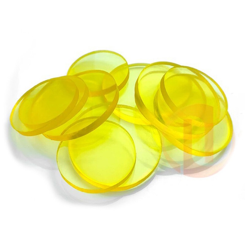 Solid Round Polyurethane Sheet PU Damping Pads Gaskets Dia 10-100mm Thick 1-8mm gallery