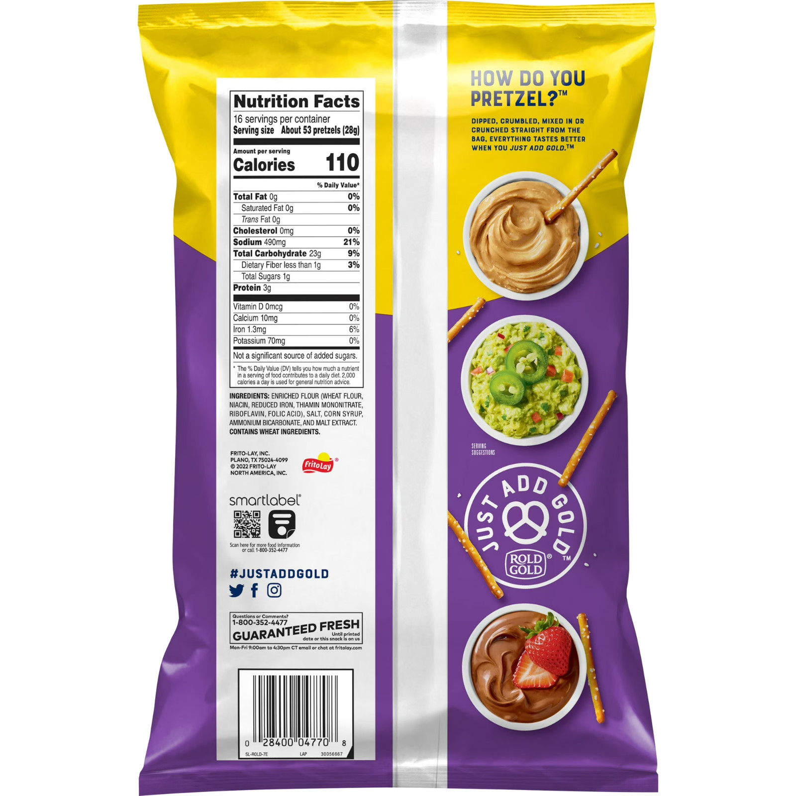 Rold Gold Pretzel Sticks Snacks, 16 oz Bag gallery