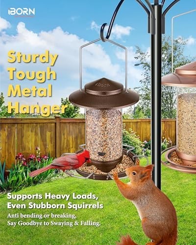 Bird Feeder Squirrel Proof Metal Squirrel Chew Proof Bird Feeders for Outdoors gallery