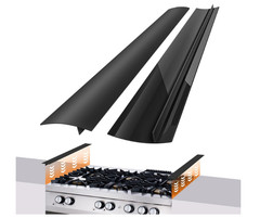 2-Pack Silicone Stove Gap Covers — Heat-Resistant Counter Gap Filler 21/25 in
