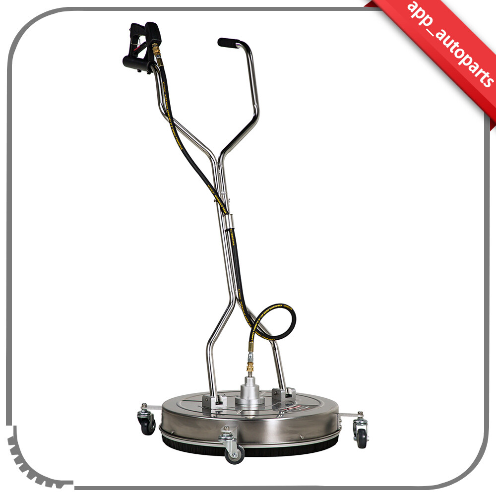 24" Pressure Washer Surface Cleaner with Handle & 4 Spinner Wheels 8GPM gallery