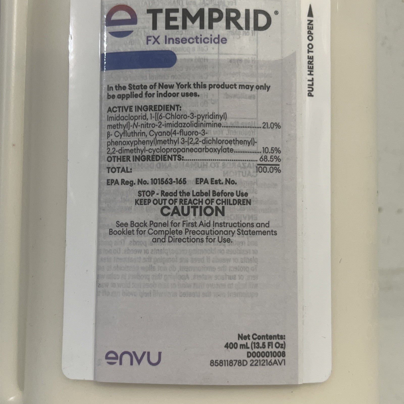 Temprid FX Insecticide Bedbug Roaches Ants 400ML gallery
