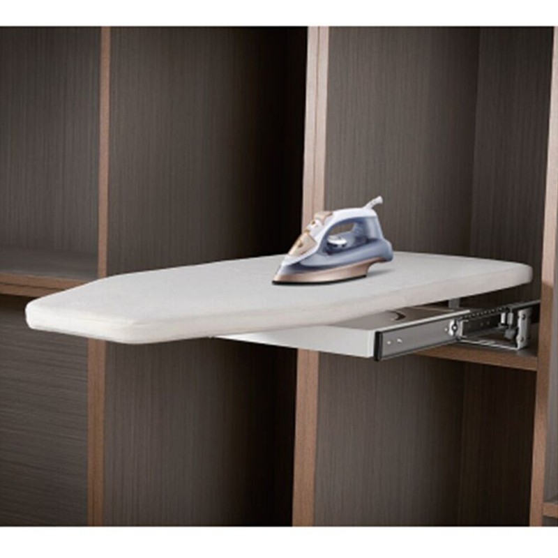 180° Rotation Ironing Board Closet Pull-Out Stow Away Retractable Ironing Table gallery