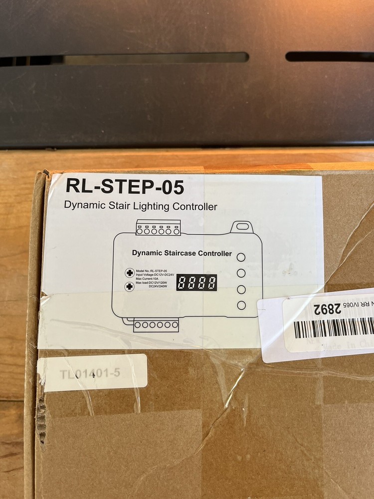 12 Mode Dynamic Motion Sensor LED Stair Light Controller w 2 Sensors