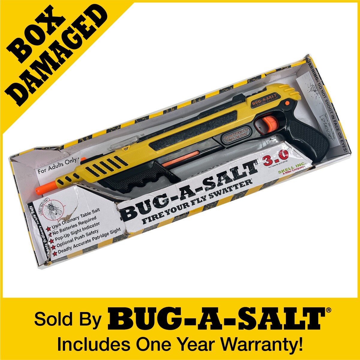 Damaged Box BUG-A-SALT YELLOW 3.0 Insect Eradication Salt Gun gallery