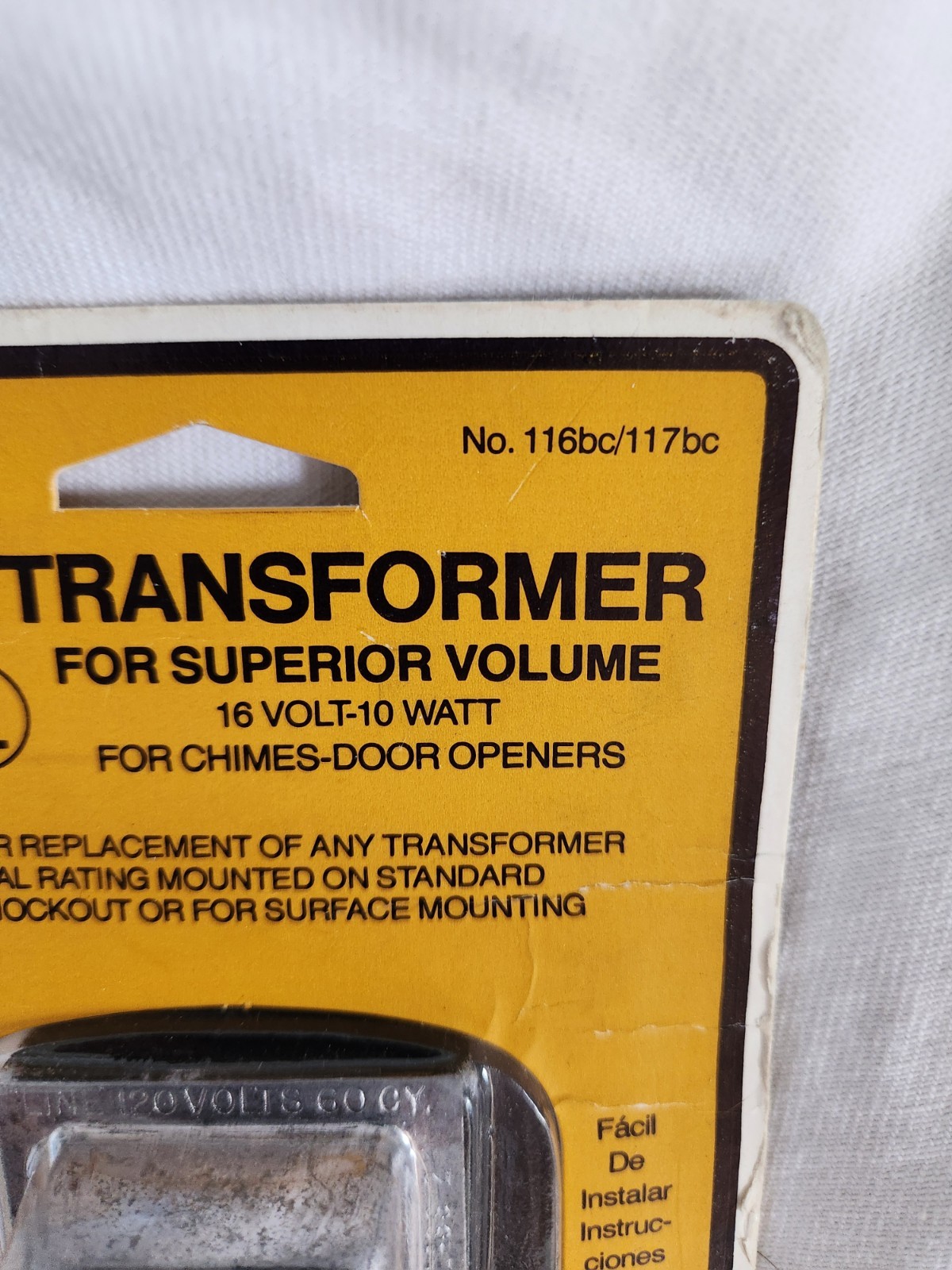 NEW TRINE Superior Volume Transformer Door Bell Chime Buzzer 116bc/117bc Vintage gallery
