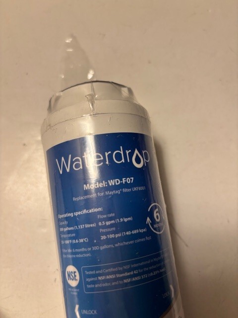 2 Waterdrop Advanced Water Filter WDS-DA2900020B Samsung, 1 WD-F07 for Maytag gallery