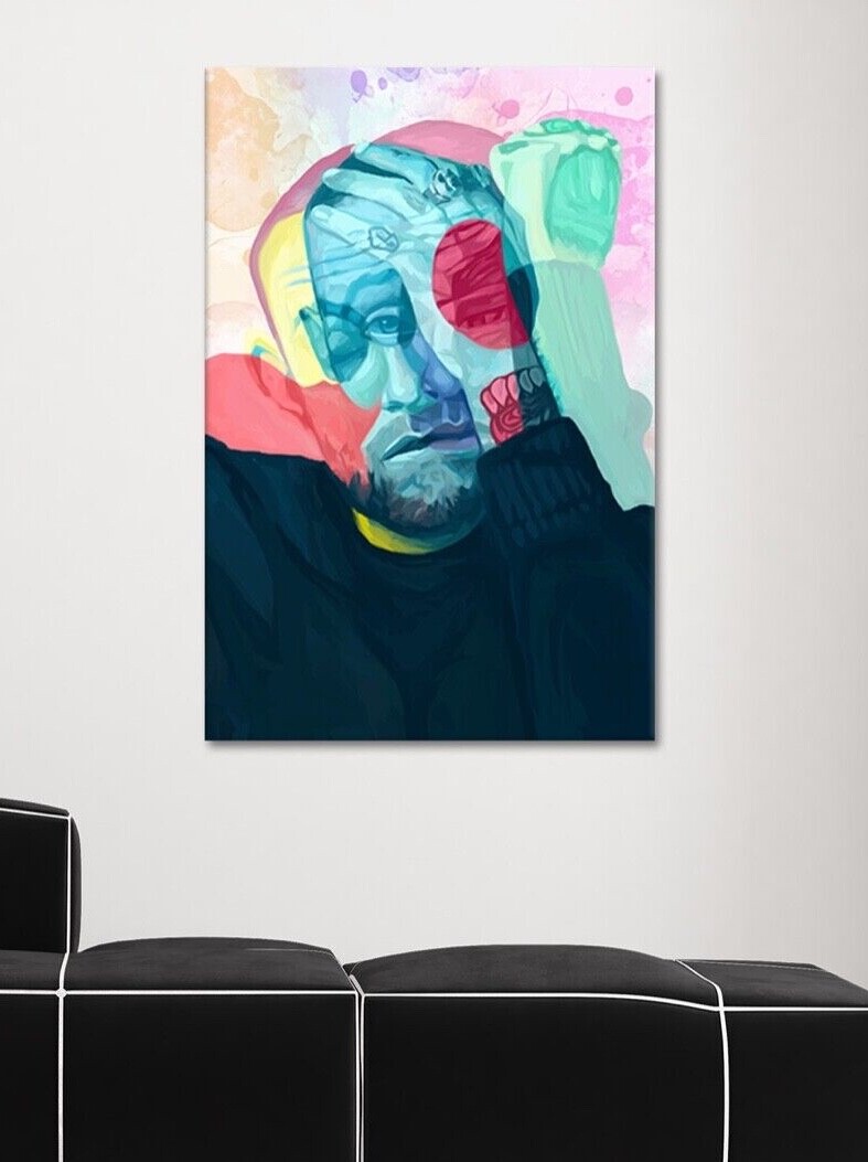Mac Miller Canvas Wall Art Print Home Decor Pop Art Decoration Framed Artwork gallery