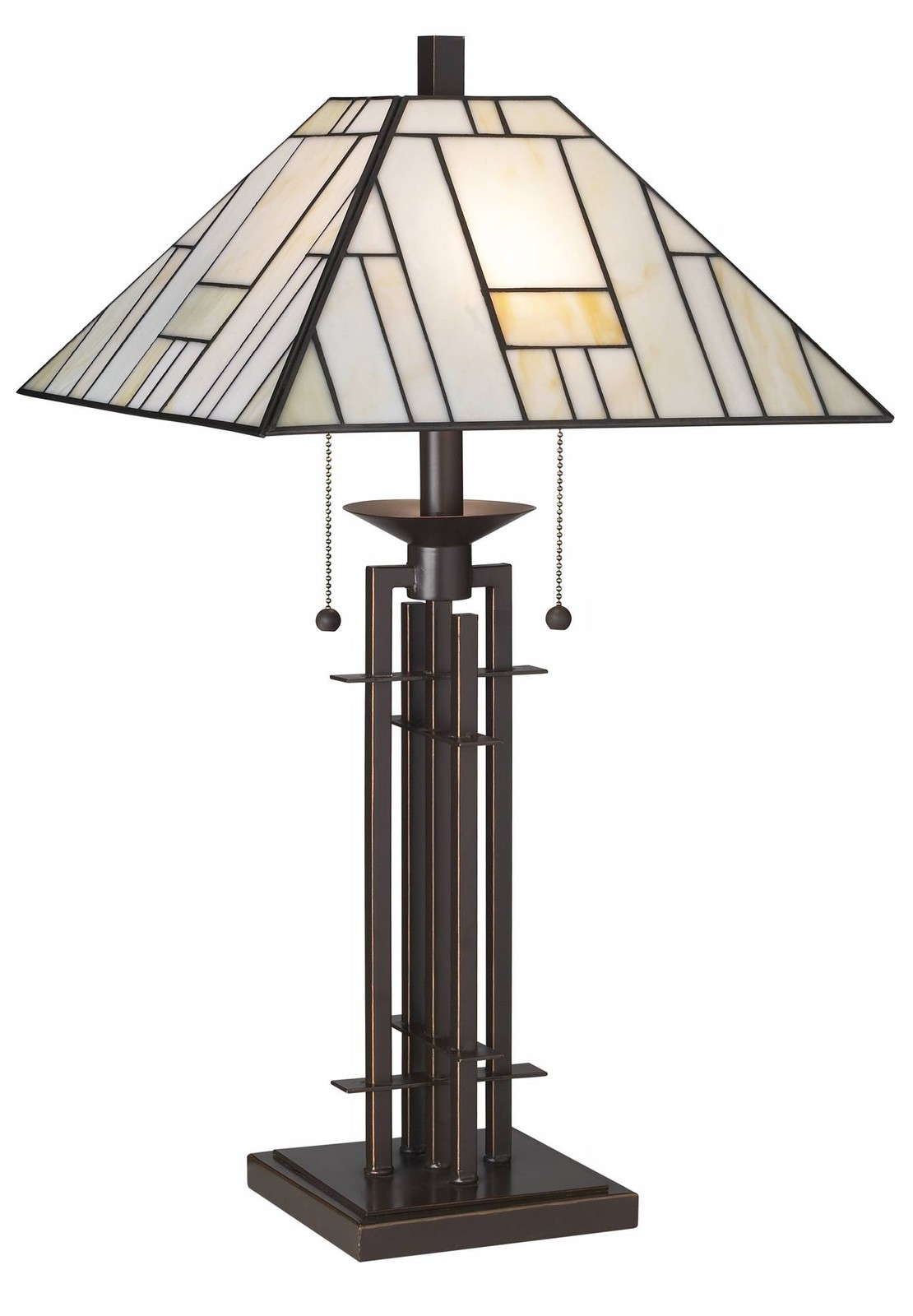 Mission Table Lamp 26 1/4" High Wrought Iron Bronze for Bedroom Living Room gallery