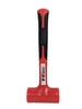 YIYITOOLS - Dead Blow Hammer - 27oz (1.5LB) - Red and Black - Shockproof Design gallery