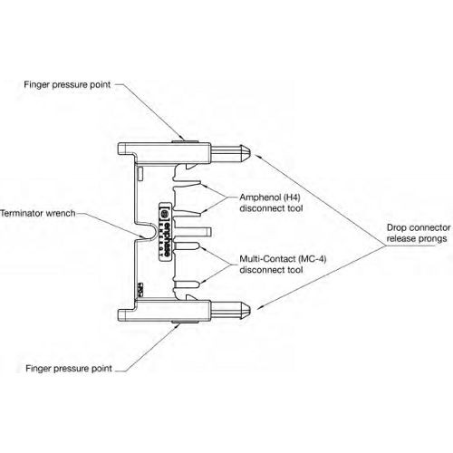 ENPHASE DISCONNECT TOOL FOR M215 / M250 Inverters & Seal Caps ET-DISC-01 gallery