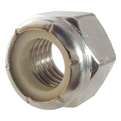 Nylon Insert Hex Lock Nuts - 5/16"-18 (50-Pack) Stainless 5/16-18 (50 Pack) gallery