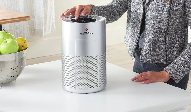 Medic Therapeutics HEPA H13 activated carbon filter 4-stage filtration system gallery