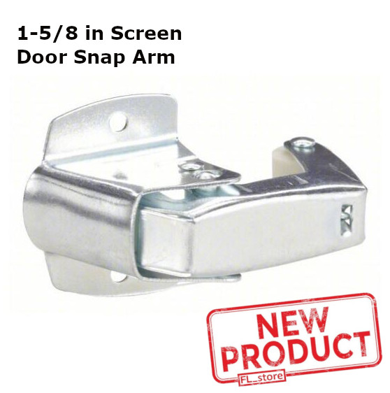 1-5/8" Screen Door Spring Catch Holder Zinc Plated Roller Action Snap Arm Latch gallery