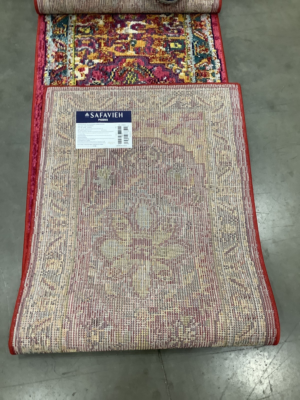 FUCHSIA / BLUE 2'-3" x 10'-0" Flaw in Rug, Reduced Price 1172684377 PHX153R-210 gallery