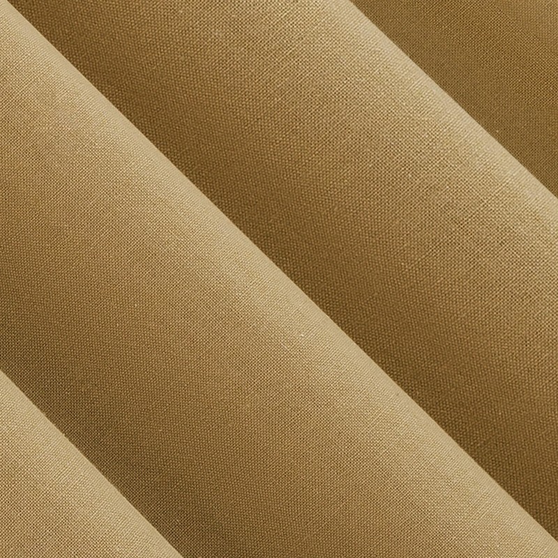Cotton Blend Button Tab Top Curtain Panel, 40" x 84, Camel gallery