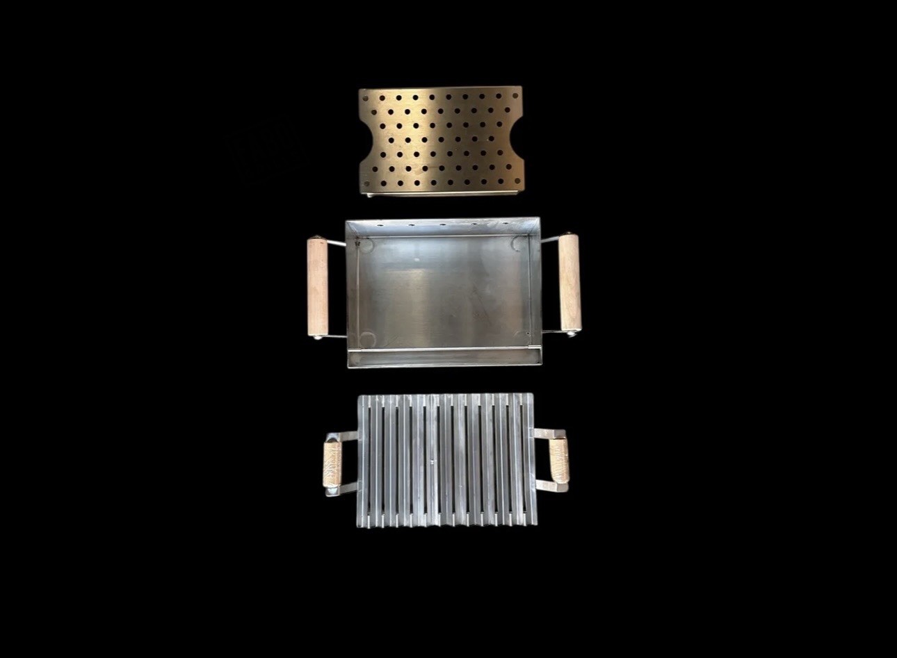 Grill V Shape charcoal Argentinian Stainless Steel , Free Shipping !!!!! gallery