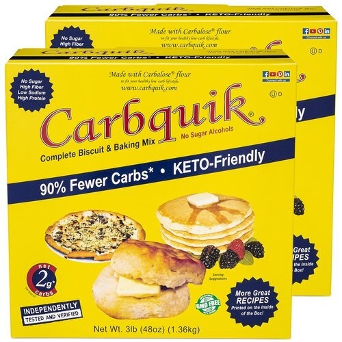Carbquik Biscuit Baking Mix Pancakes Pizza Crust Bread Low Carb No Sugar 2 pack gallery