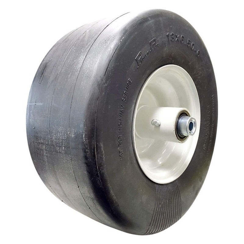 (2) FRONT SOLID TIRE ASSEMBLY PUNCTURE PROOF NO FLAT 13X6.5X6 FITS TORO 103-5185 gallery