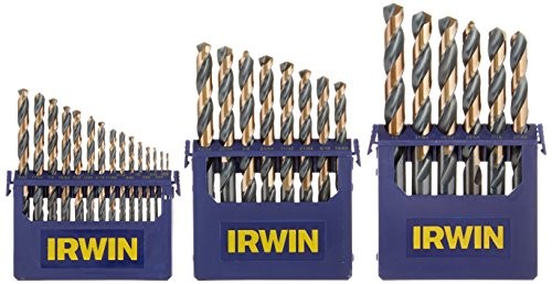 IRWIN Drill Bit Set, High-Speed Steel, 29-Piece (3018005) gallery