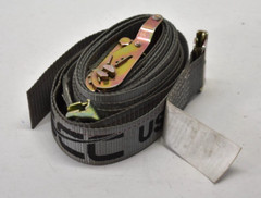 US Cargo Control USCC Ratchet Strap w Spring E Fitting 2″ x 16′ Gray USED