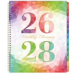 2026-2028 Monthly Planner – 3 Year Monthly Planner 2026-2028, Jan. 2026 – White